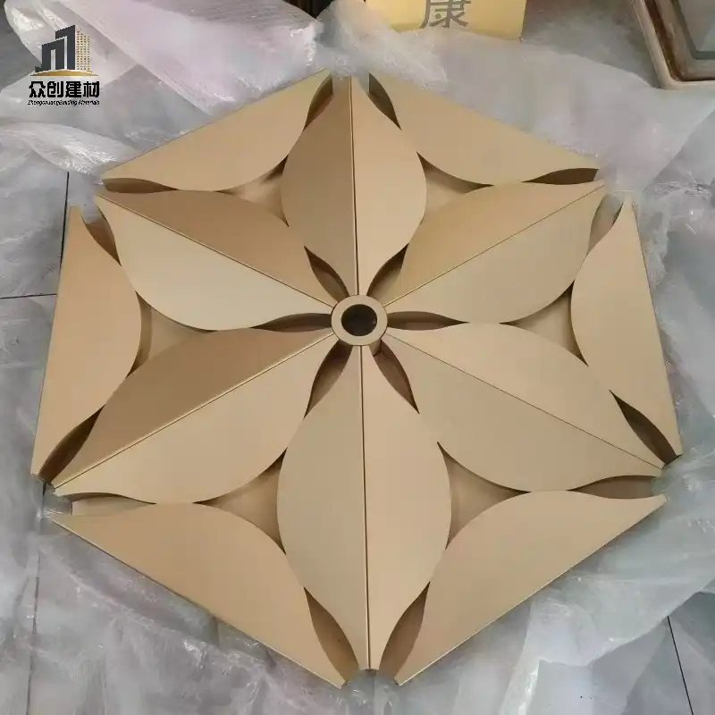 Custom Petal Shape Aluminum Ceiling